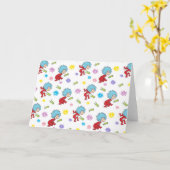 Carte Chose Une Chose Deux Chaussures Hoppy Motif (Fleur jaune)