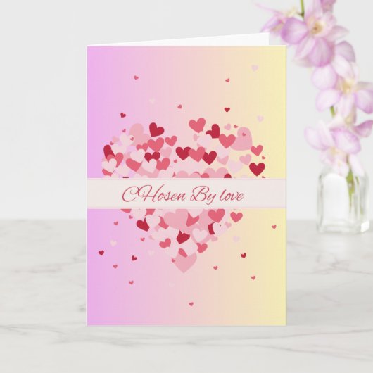 Carte Chosen by love Rpmantic card  (Orchidée)