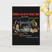 Carte Choses que je fais pendant mon temps libre Acheter (Fleur jaune)