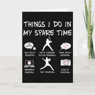 Carte Choses que je fais pendant mon temps libre Vendez 