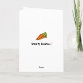 Carte Chou frisé du sauvage (Dos)