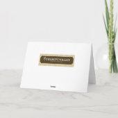 Carte Chou victorienne Rose femme porte florale (Dos)