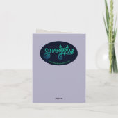 Carte chouette aquarelle (Dos)