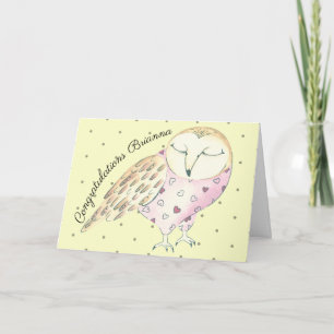 Carte Chouette Capricieuse Personnalisée