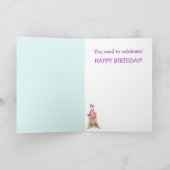 Carte Chouette, Chaton Et Souris Anniversaire (Intérieur)