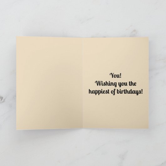 Carte Chouette d'art populaire et fleurs modifiables (Intérieur)