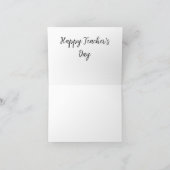 Carte Chouette de maître mignonne avec un dessin à la po (Intérieur)