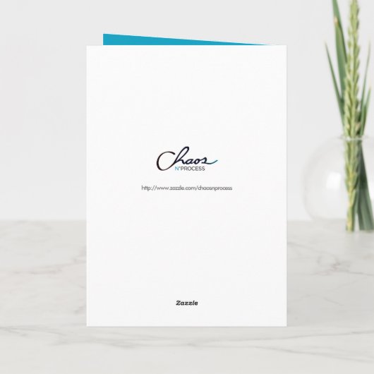 Carte Chouette de Noël (Dos)