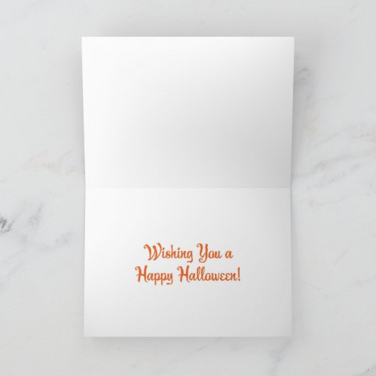 Carte Chouette d'Halloween (Intérieur)