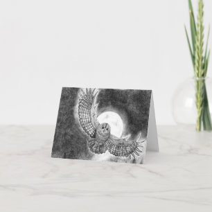 Carte Chouette en vol