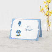 Carte Chouette - Happy Birthday Card (Fleur jaune)