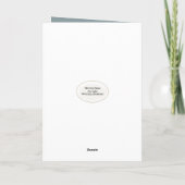 Carte Chouette Sur Ancien Poste De Clôture Pour Annivers (Dos)