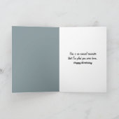 Carte Chouette Sur Ancien Poste De Clôture Pour Annivers (Intérieur)
