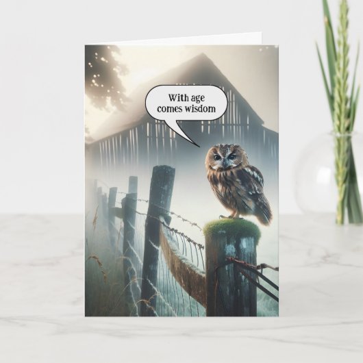 Carte Chouette Sur Le Billet De Clôture Pour Avoir Obten (Devant)