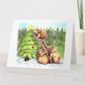 Carte choupissons de Noël (Devant)