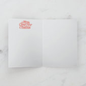 Carte Chow Chow Christmas Stocking (Intérieur)