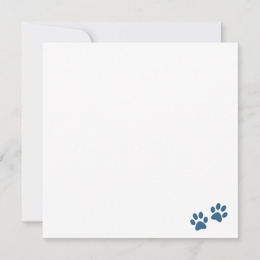 Carte Chow Chow Dog (Dos)