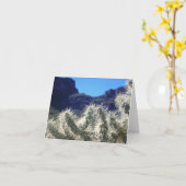 Carte Choya Cactus - Arizona Note Card (Fleur jaune)