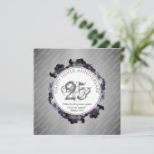 Carte chrétien | 25e anniversaire du Mariage d'ARGENT (Debout devant)