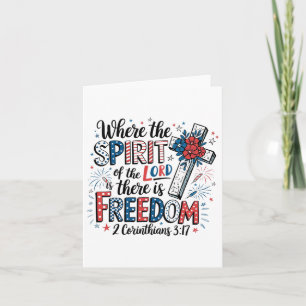 Carte Chrétien 4 juillet Patriotique Religieux Bible Ve