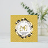 Carte chrétien | 50e anniversaire du Mariage GOLDEN (Debout devant)