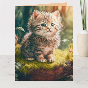 CARTE CHRÉTIEN CHAT ANNIVERSAIRE PHILIPPIENS 1:3 SALUT