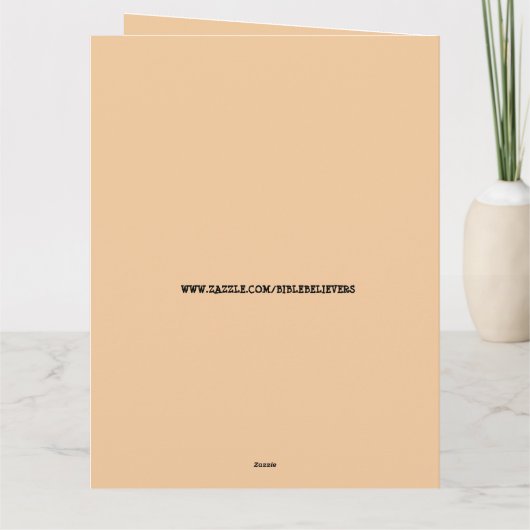 CARTE CHRÉTIEN CHAT PENSE À VOUS PHILIPPIENS 1:3 (Dos)