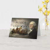 Carte Chrétien de George Washington (Fleur jaune)