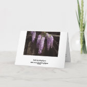 Carte chrétienne avec message évangélique (Dos)