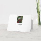 Carte chrétienne avec message évangélique (Dos)