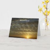 Carte chrétienne de détenu avec message évangéliqu (Fleur jaune)