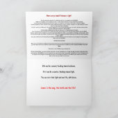 Carte chrétienne de détenu avec message évangéliqu (Intérieur)