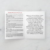 Carte chrétienne de détenu avec message évangéliqu (Intérieur)