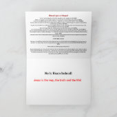 Carte chrétienne de détenu avec message évangéliqu (Intérieur)