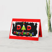 CARTE CHRÉTIENNE DE PAPA (Devant)