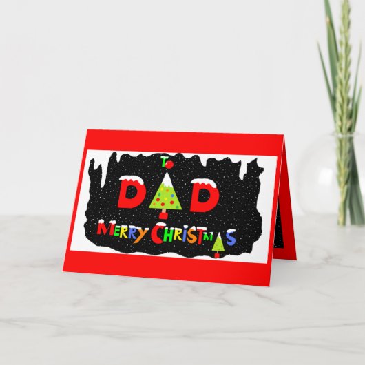 CARTE CHRÉTIENNE DE PAPA (Devant)