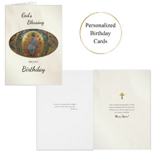 Carte chrétienne orthodoxe de l'anniversaire de Di
