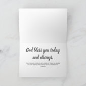 Carte chrétienne Vous êtes aimé (Intérieur)