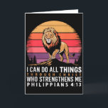 Carte Chrétiens Philippiens 4_13 Force Lion Religieux<br><div class="desc">Chrétiens Philippiens 4_13 Force Lion Religieux Renforce Débardeur_1</div>