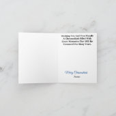 Carte Chrismukkah avec étoile de David (Intérieur)