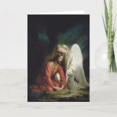 Carte Christ à Gethsémani par Carl Bloch, Religieux (Devant)