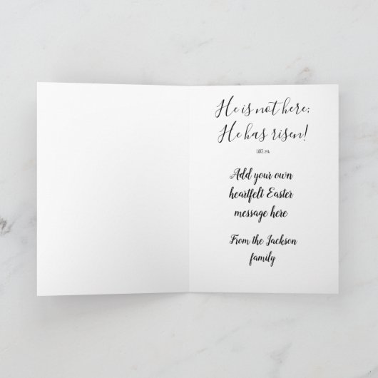 Carte Christ Arose (Intérieur)