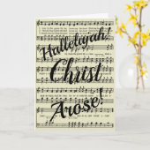 Carte Christ Arose (Fleur jaune)