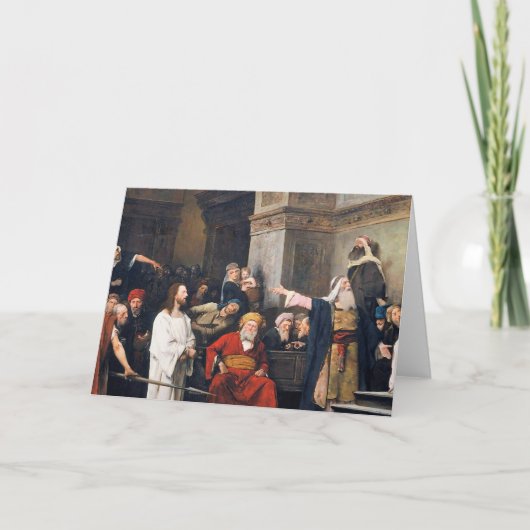 Carte Christ Avant Pilate 1880 Par Mihaly Munkacsy (Devant)