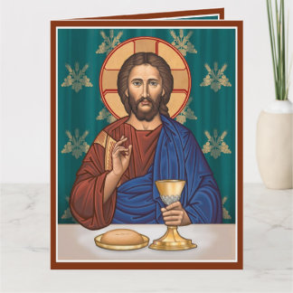Carte Christ avec Chalice