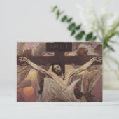 Carte Christ crucifié (Debout devant)