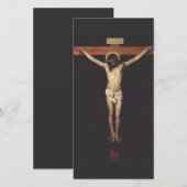 Carte Christ crucifié par Diego Velazquez (Devant / Derrière)