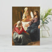 Carte Christ dans la Maison de Martha et Marie (Debout devant)
