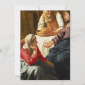 Carte Christ dans la Maison de Martha et Marie (Dos)