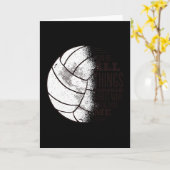 Carte Christ de volleyball (Fleur jaune)